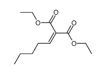 diethyl pentylidenemalonate Structure