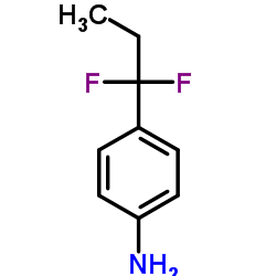 4-(1,1-Difluoropropyl)aniline结构式