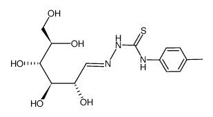 D-glucose 4-tolylthiosemicarbazone Structure