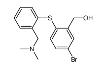 5-bromo-2-[[2-[(dimethylamino)methyl]phenyl]thio] Structure