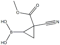 2-Cyano-2-(methoxycarbonyl)cyclopropyl boronic acid picture