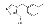 5-Hydroxymethyl-1-(3-methylbenzyl)imidazole Structure