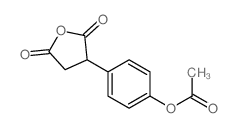 2,5-Furandione,3-[4-(acetyloxy)phenyl]dihydro-结构式