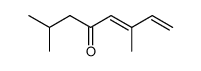 2,6-dimethylocta-5,7-dien-4-one Structure