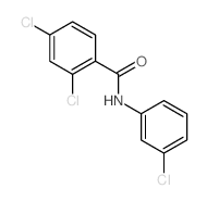 Benzamide,2,4-dichloro-N-(3-chlorophenyl)- structure