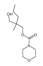 morpholine-4-carboxylic acid 2-hydroxymethyl-2-methyl-pentyl ester Structure