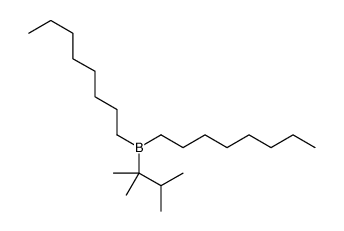 2,3-dimethylbutan-2-yl(dioctyl)borane Structure