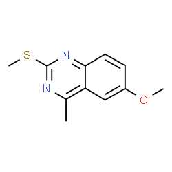 6-methoxy-4-methyl-2-(methylsulfanyl)quinazoline picture