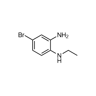 4-Bromo-1-n-ethylbenzene-1,2-diamine Structure