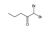 1,1-Dibromo-2-pentanone Structure