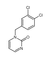 1-(3,4-dichlorobenzyl)-2(1H)-pyrimidone结构式