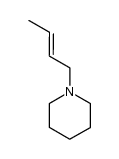 (E)-N-But-2-enylpiperidine Structure