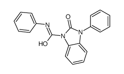 2-oxo-N,3-diphenylbenzimidazole-1-carboxamide结构式