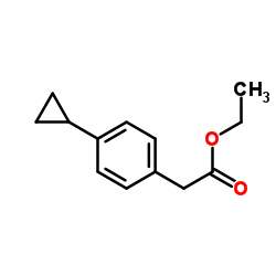 Ethyl (4-cyclopropylphenyl)acetate结构式