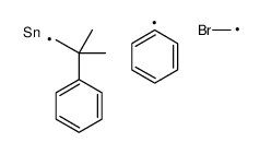 bromomethyl-(2-methyl-2-phenylpropyl)-phenylstannane Structure