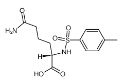 Tosyl-L-α-amino-adipinsaeure-8-amid结构式