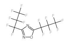 1,2,4-Oxadiazole,3,5-bis(1,1,2,2,3,3,3-heptafluoropropyl)- structure