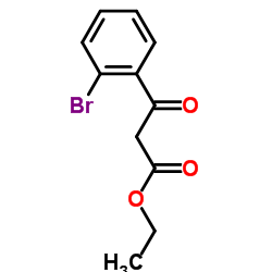 (2-溴苯甲酰基)乙酸乙酯结构式