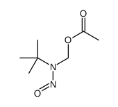 TERT-BUTYLACETOXYMETHYLNITROSAMINE Structure