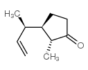 Cyclopentanone, 2-methyl-3-[(1R)-1-methyl-2-propenyl]-, (2R,3R)- (9CI)结构式