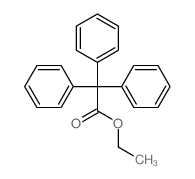 ethyl 2,2,2-triphenylacetate结构式