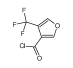 3-Furancarbonyl chloride, 4-(trifluoromethyl)- (9CI) Structure