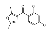 (2,4-dichlorophenyl)-(2,5-dimethylfuran-3-yl)methanone Structure