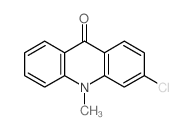 3-chloro-10-methyl-acridin-9-one Structure