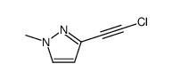 3-(2-chloroethynyl)-1-methylpyrazole Structure