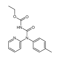 4-pyridin-2-yl-4-p-tolyl-allophanic acid ethyl ester结构式