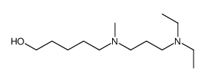 5-[3-(diethylamino)propyl-methylamino]pentan-1-ol结构式