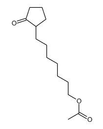 7-(2-oxocyclopentyl)heptyl acetate结构式