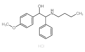 2-butylamino-1-(4-methoxyphenyl)-2-phenyl-ethanol Structure