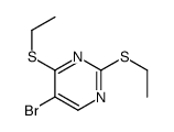 5-bromo-2,4-bis(ethylsulfanyl)pyrimidine结构式