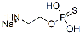 Ethanol, 2-amino-, dihydrogen phosphorothioate (ester), monosodium salt结构式