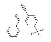 2-Benzoyl-4-trifluormethylbenzonitril Structure