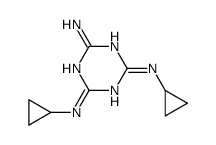 2-N,4-N-dicyclopropyl-1,3,5-triazine-2,4,6-triamine Structure