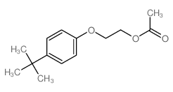 2-(4-tert-butylphenoxy)ethyl acetate Structure