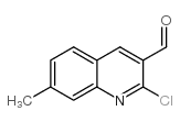 2-氯-7-甲基喹啉-3-甲醛结构式