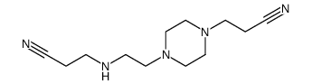 4-[2-[(2-cyanoethyl)amino]ethyl]piperazine-1-propiononitrile Structure