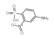 Benzenesulfonic acid,4-amino-2-nitro- Structure