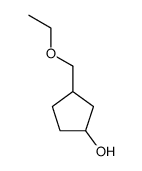 3-Aethoxymethyl-cyclopentanol-(1)结构式