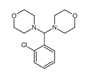 4,4'-(o-Chlorobenzylidene)dimorpholine Structure