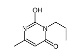 6-Methyl-3-propyluracil Structure