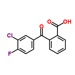 2-(3-Chloro-4-fluorobenzoyl)benzoic acid Structure