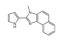 3-methyl-2-(1H-pyrrol-2-yl)benzo[e]benzimidazole结构式