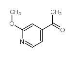 4-乙酰基-2-甲氧基吡啶结构式