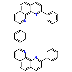 1,4-bis(9-phenyl-1,10-phenanthroliN-2-yl)benzene结构式