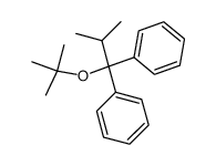 1,1-diphenyl-2-methyl-n-propyl tert-butyl ether Structure