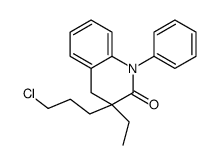 3-(3-chloropropyl)-3-ethyl-1-phenyl-4H-quinolin-2-one结构式